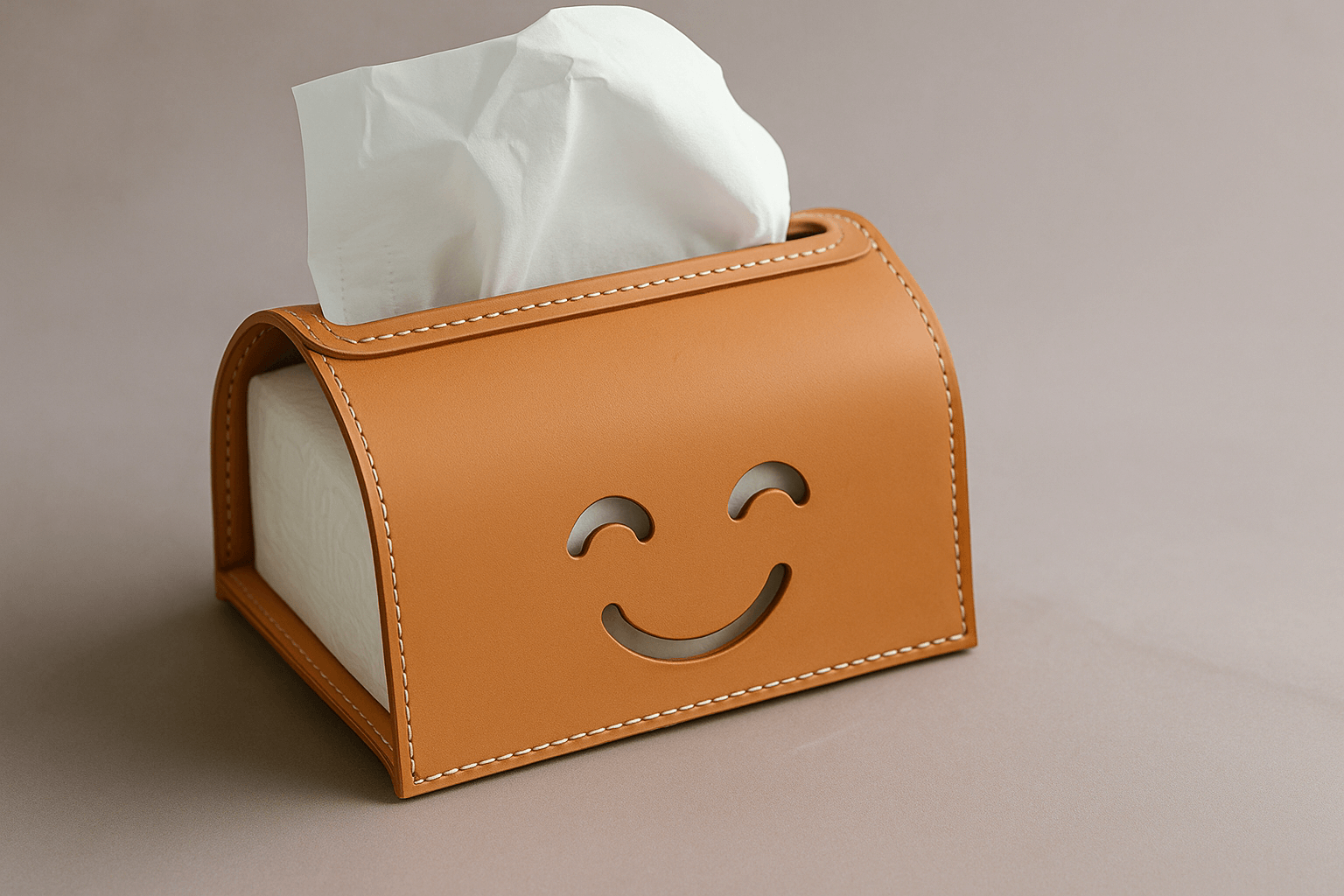 leather-diy-kit-tissue-box-smile-front